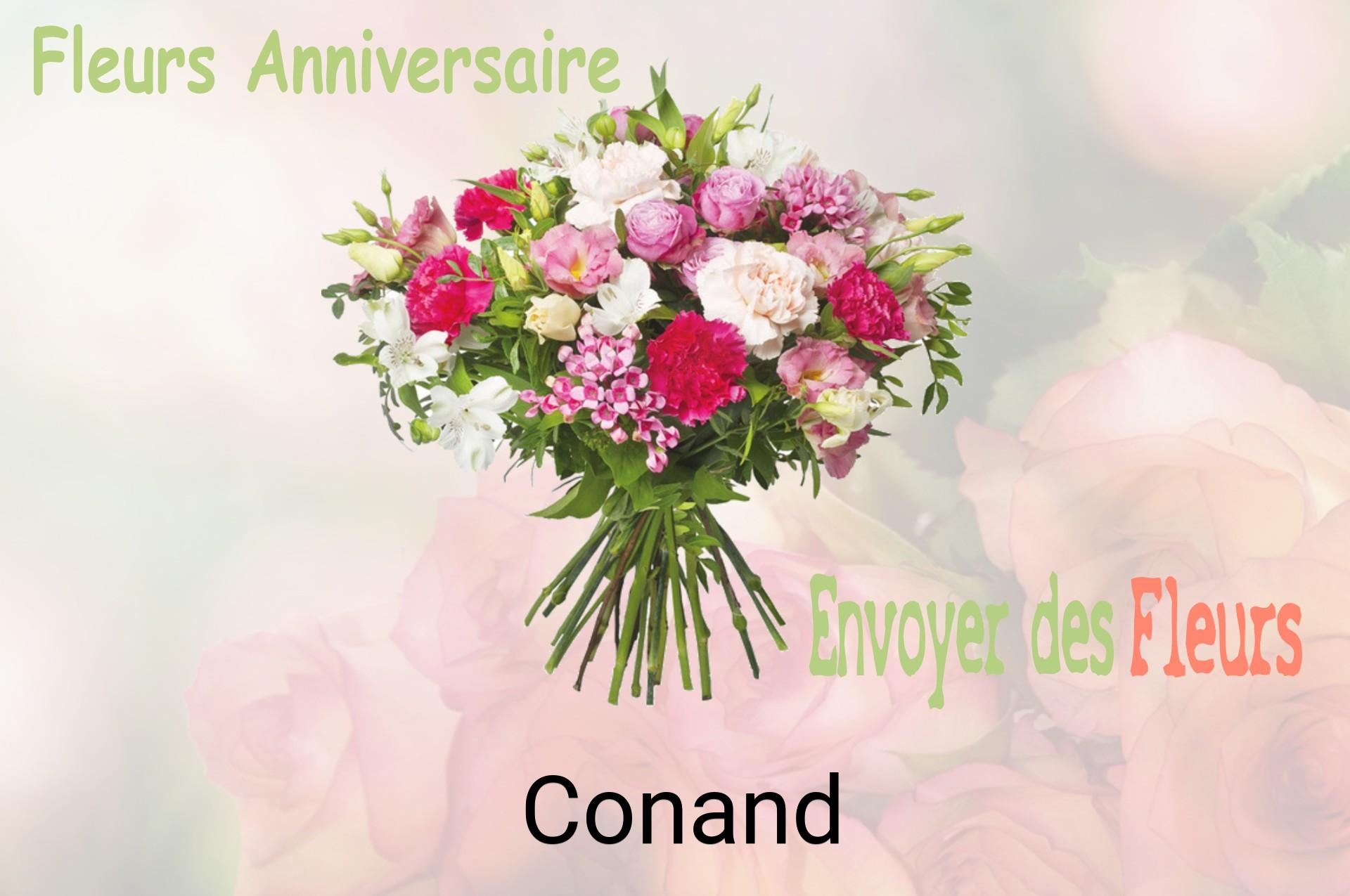 Bouquet de fleurs d’anniversaire livré à Conand